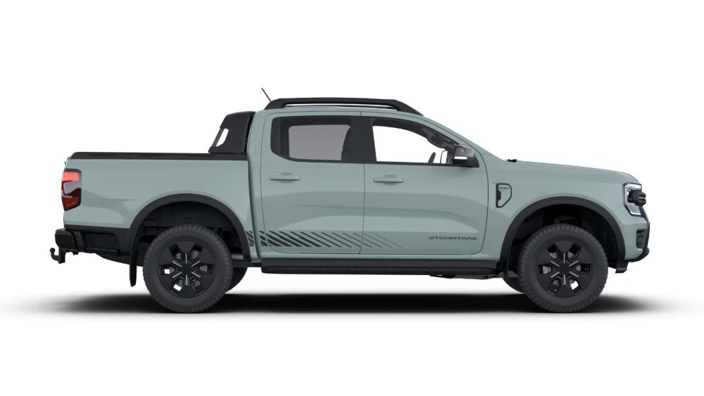 Zijaanzicht van een Ranger PHEV
